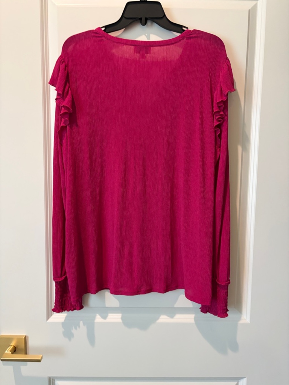 Wonderly Ruffle Shoulder Top - Picture 5 of 7